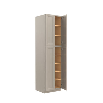 Richmond Stone - Double Door Utility Cabinet | 24"W x 90"H x 24"D