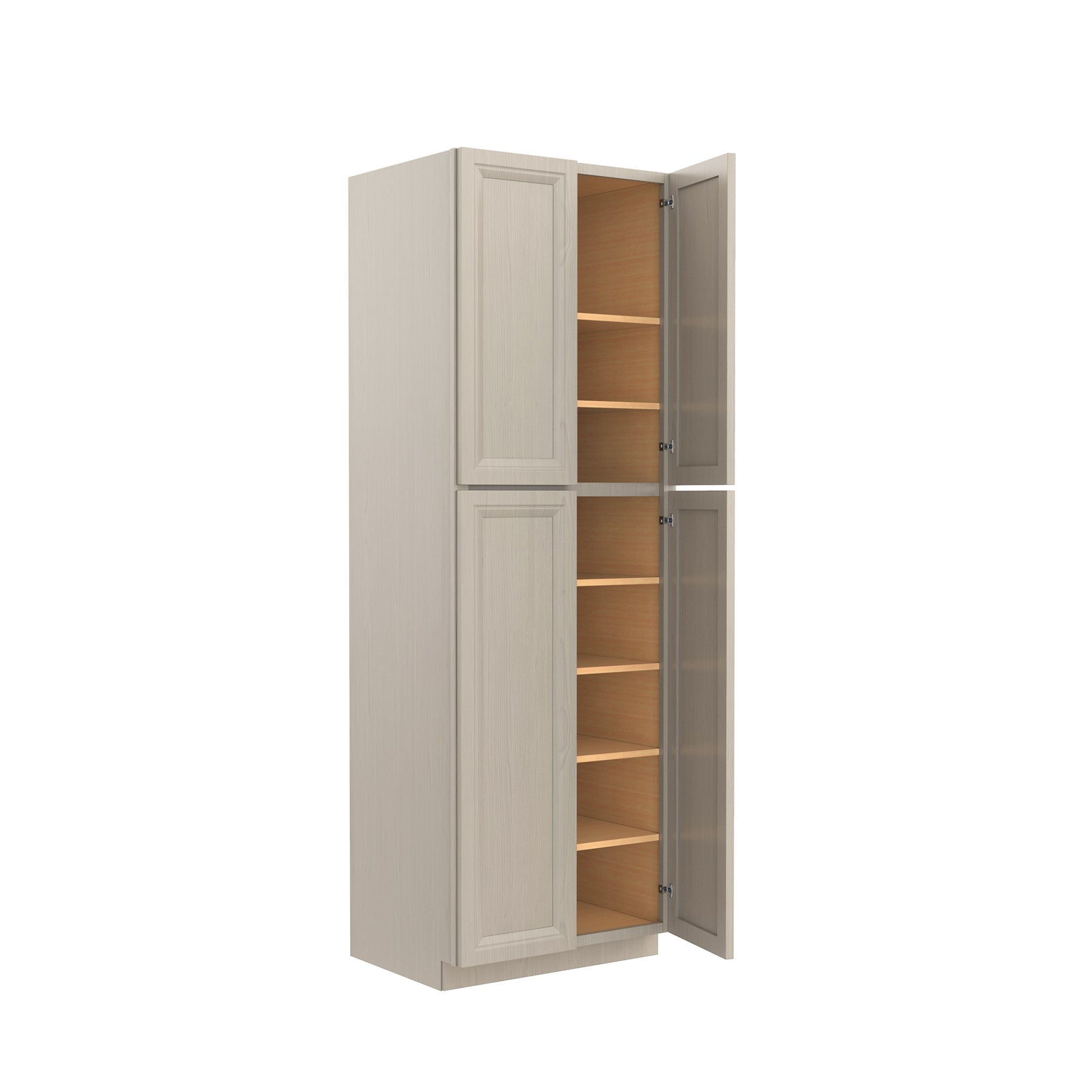 RTA - Double Door Utility Cabinet | 30"W x 90"H x 24"D - Richmond Stone