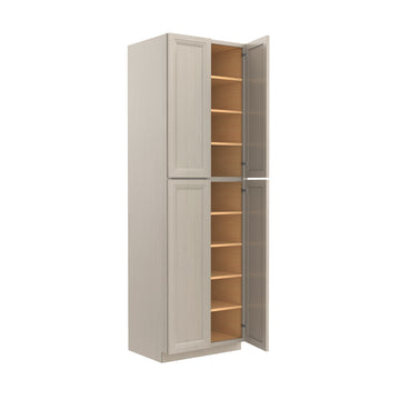 Richmond Stone - Double Door Utility Cabinet | 30"W x 96"H x 24"D