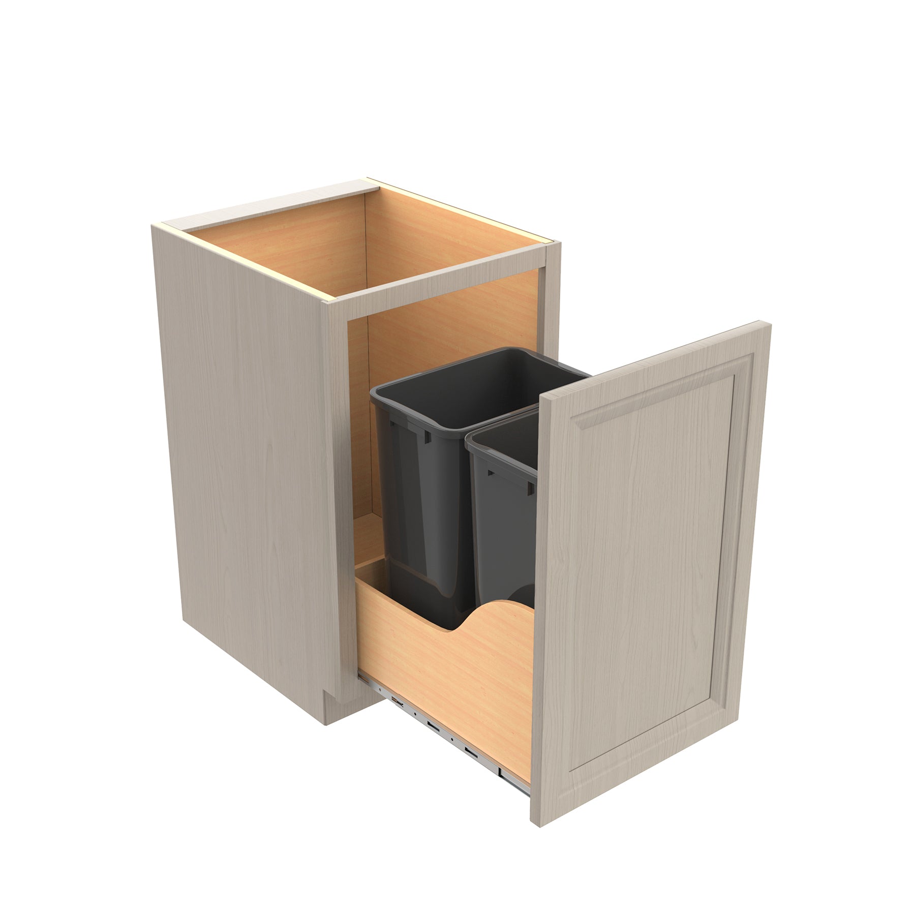 Richmond Stone - Waste Basket Cabinet Full Height | 21"W x 34.5"H x 24"D