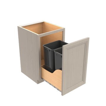 RTA - Waste Basket Cabinet Full Height | 21"W x 34.5"H x 24"D - Richmond Stone
