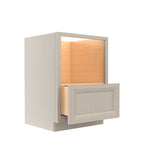 Richmond Stone - Microwave Base Cabinet | 24"W x 34.5"H x 24"D