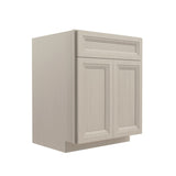 RTA - Richmond Stone - Double Door Base Cabinet | 27"W x 34.5"H x 24"D