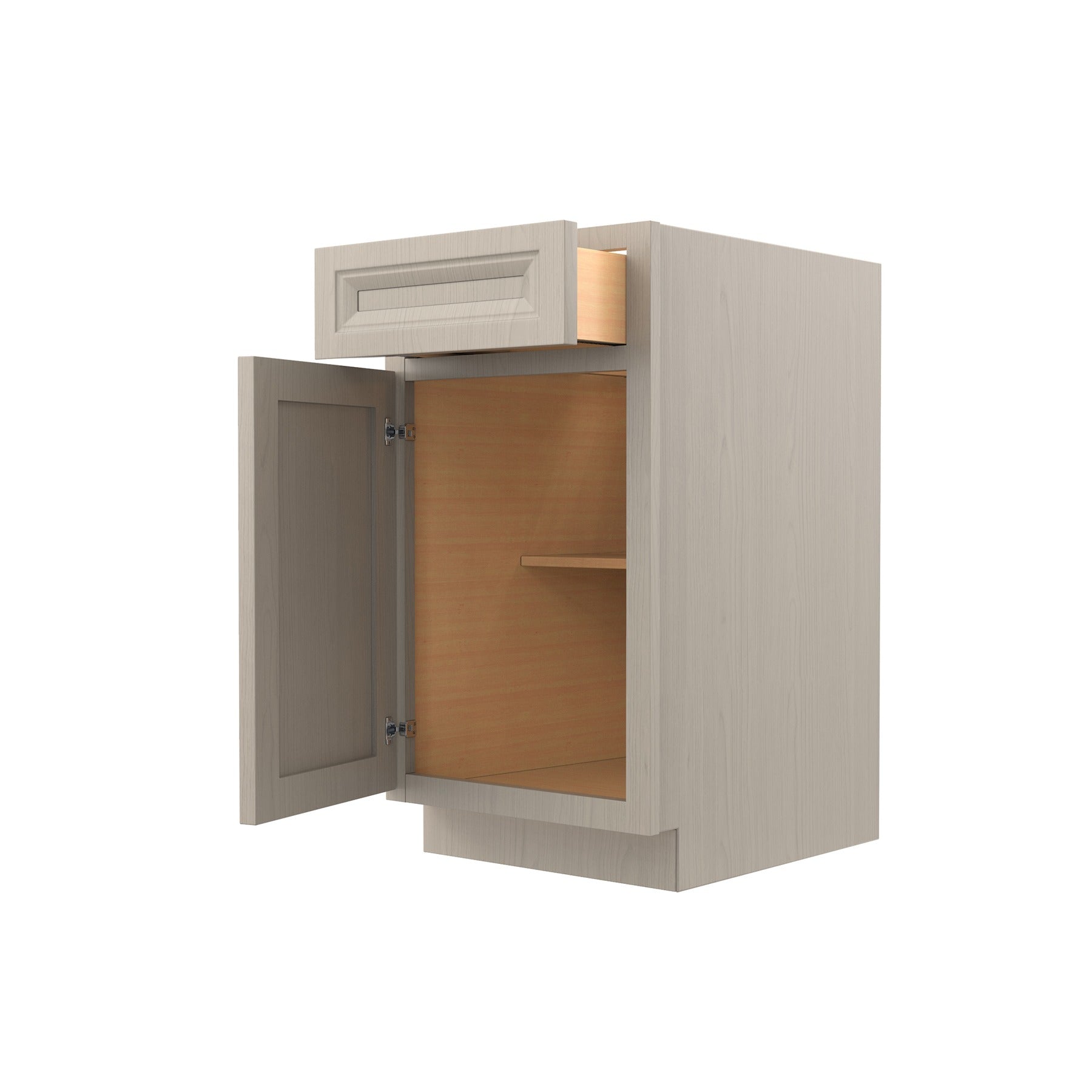 RTA - Single Door Base Cabinet | 18"W x 34.5"H x 24"D - Richmond Stone