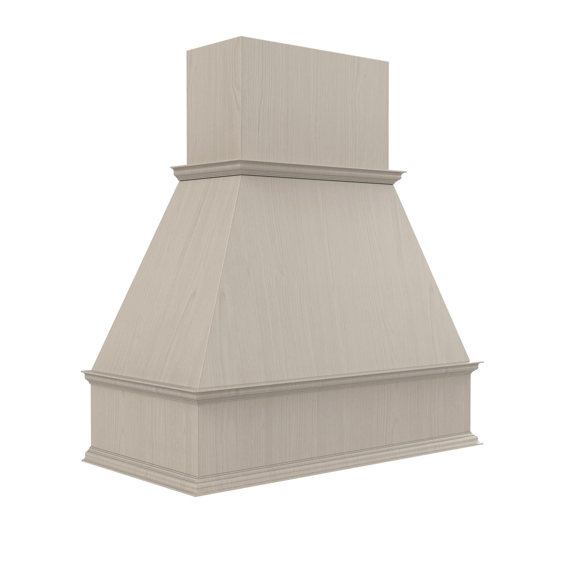 RTA - Straight Wood Hood | 39"W x 32"H x 21"D - Richmond Stone