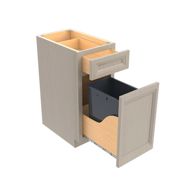 Richmond Stone - Waste Basket Cabinet | 15"W x 34.5"H x 24"D