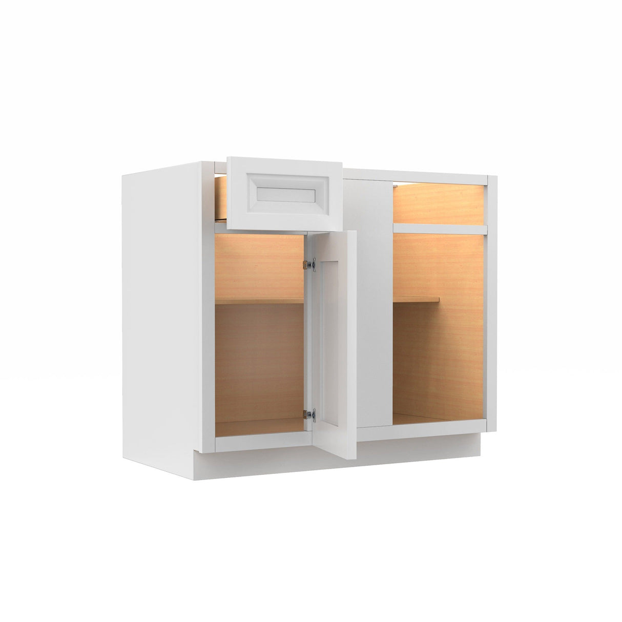 Richmond White - 33"W x 34.5"H x 24"D - Blind Base Cabinet