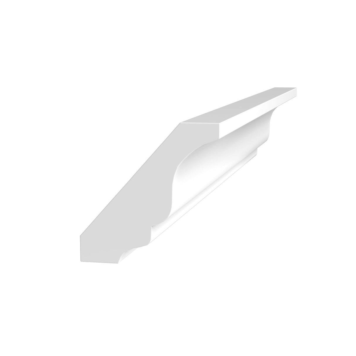 RTA - Richmond White - Crown Molding CRM | 96"W x 2"H x 2"D