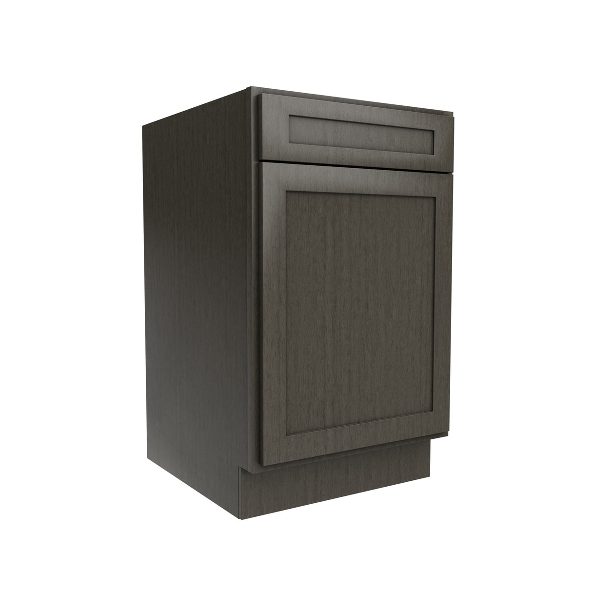 RTA - Elegant Smoky Grey - Single Door & Drawer Base Cabinet | 21"W x 34.5"H x 24"D