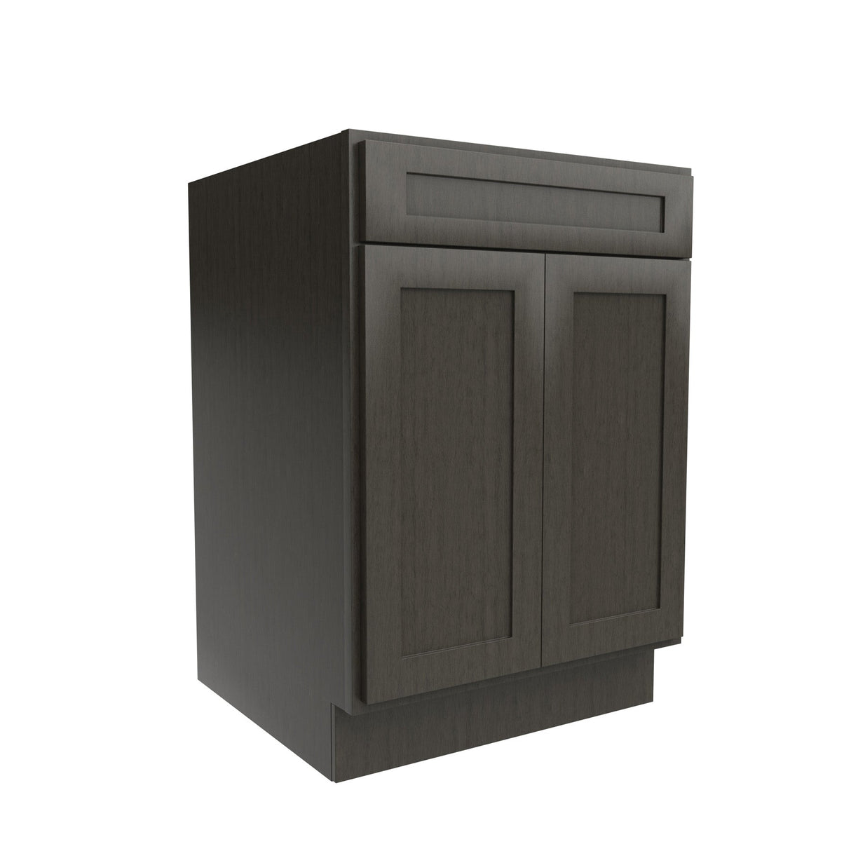 RTA - Elegant Smoky Grey - Single Drawer & Double Door Base Cabinet | 24"W x 34.5"H x 24"D