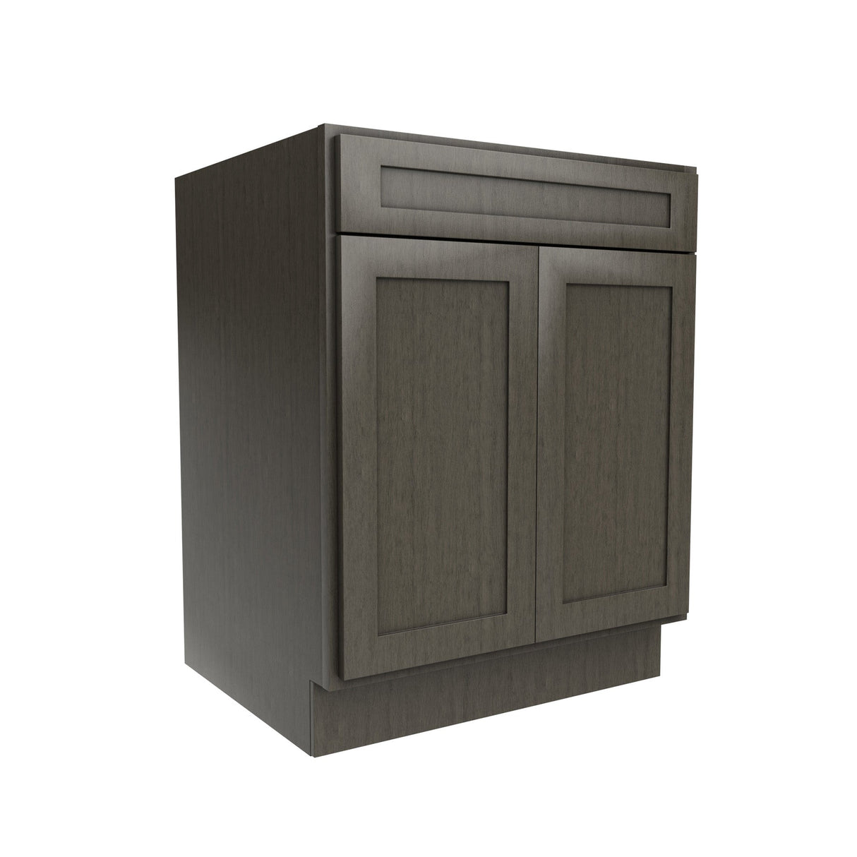 RTA - Elegant Smoky Grey - Single Drawer & Double Door Base Cabinet | 27"W x 34.5"H x 24"D