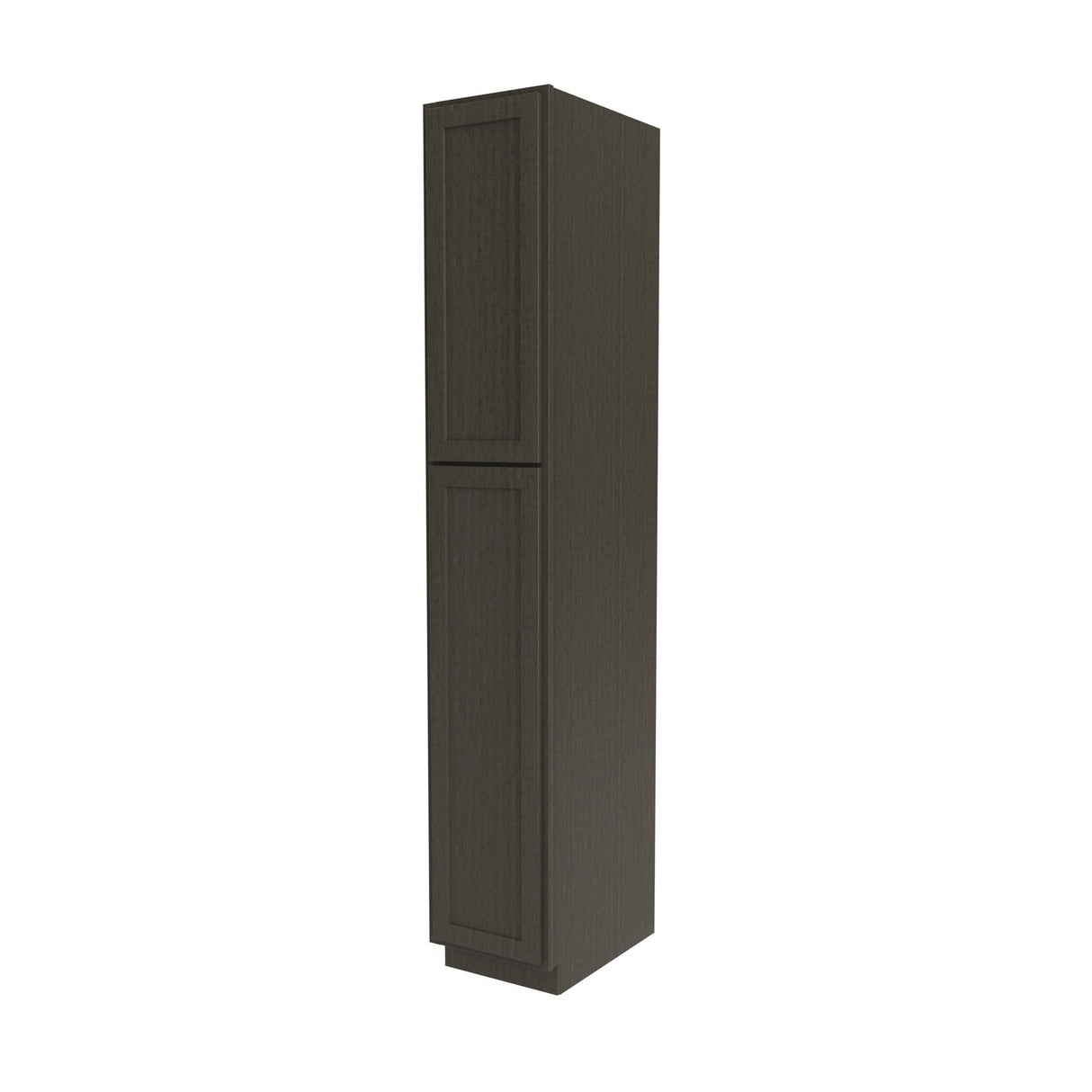 RTA - Elegant Smoky Grey - Single Door Utility Cabinet | 15"W x 90"H x 24"D