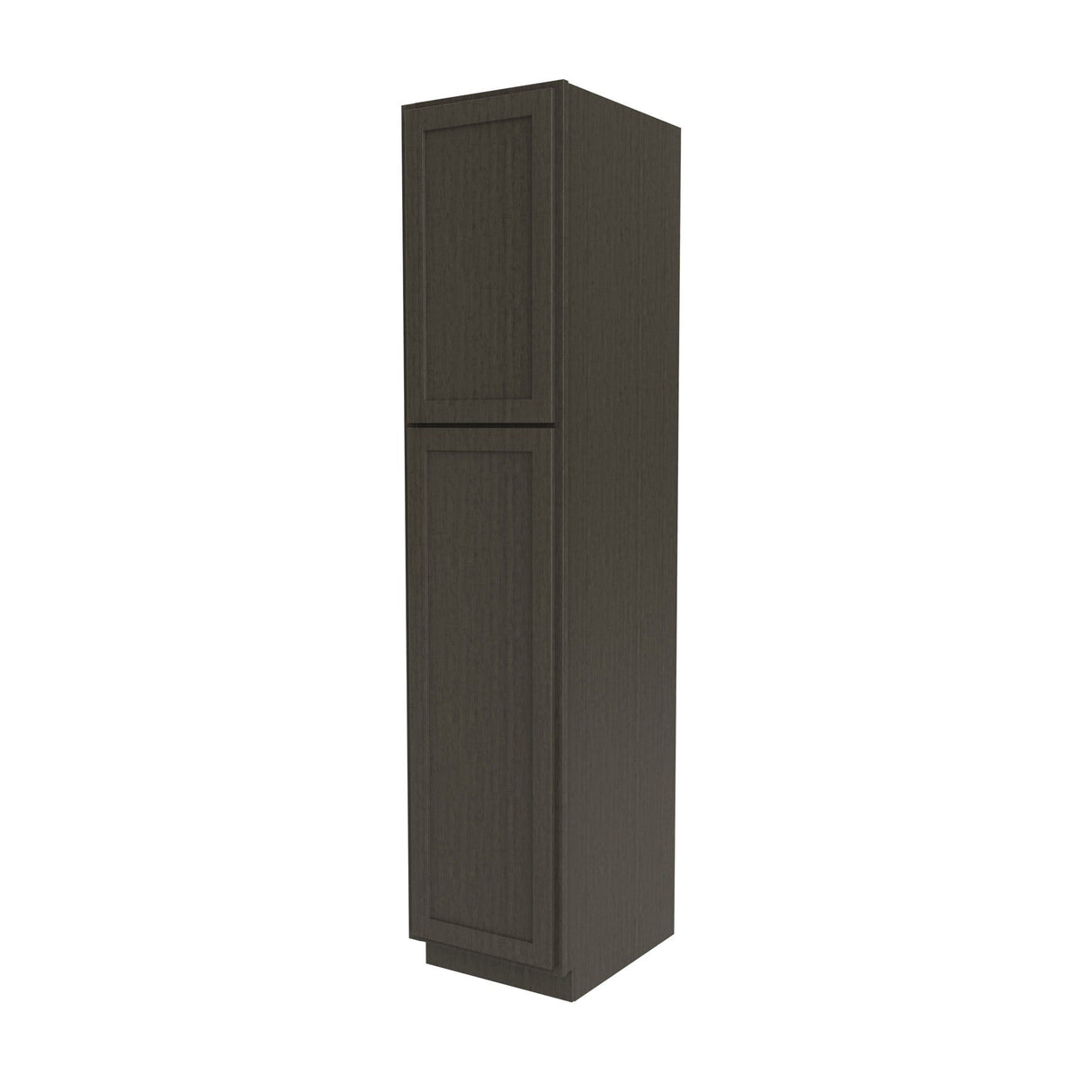 RTA - Elegant Smoky Grey - Single Door Utility Cabinet | 18"W x 84"H x 24"D