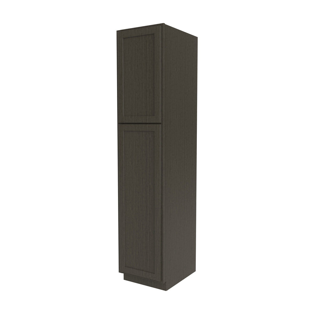 RTA - Elegant Smoky Grey - Single Door Utility Cabinet | 18"W x 84"H x 24"D
