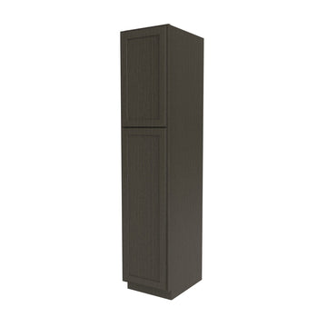 RTA - Elegant Smoky Grey - Single Door Utility Cabinet | 18