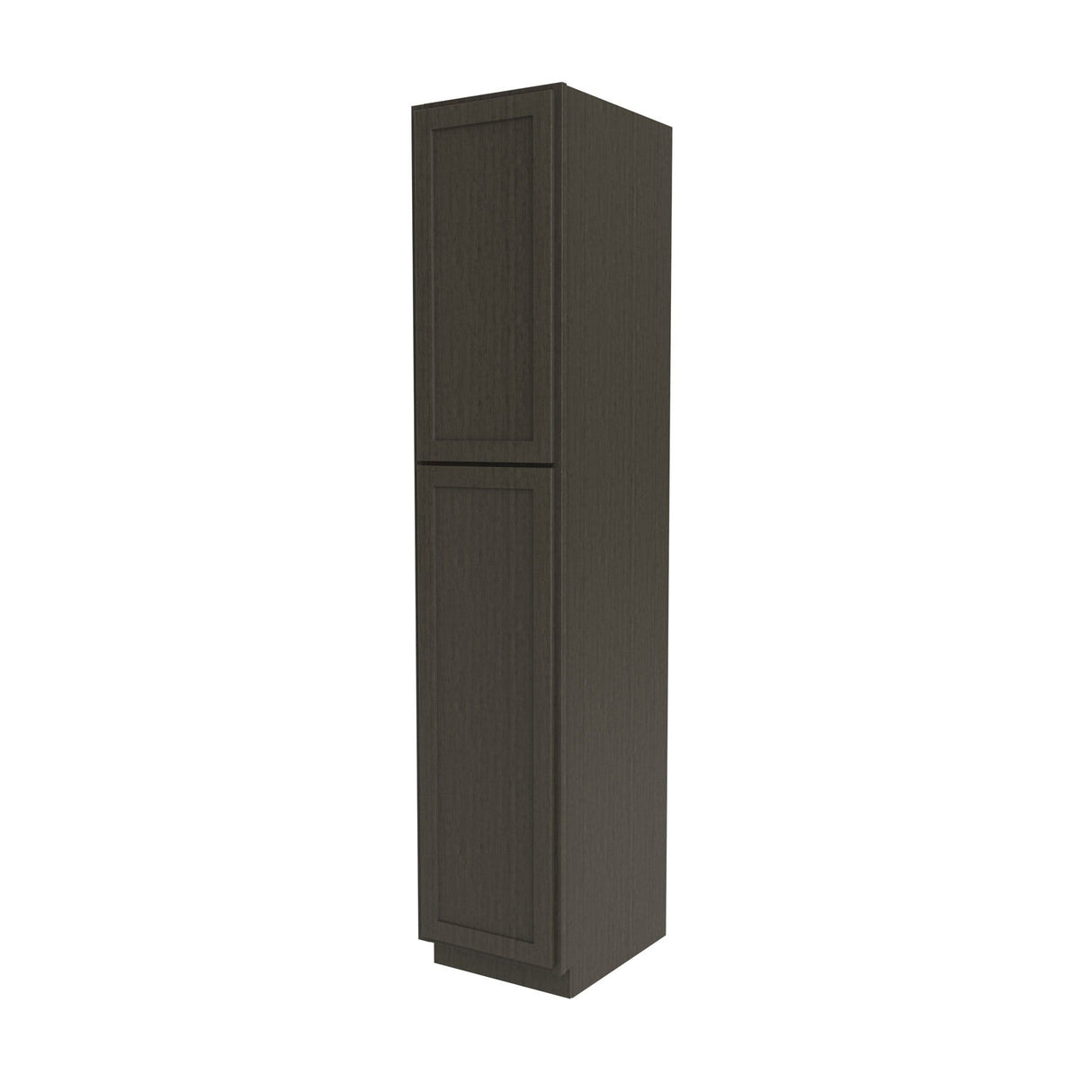 RTA - Elegant Smoky Grey - Single Door Utility Cabinet | 18"W x 90"H x 24"D