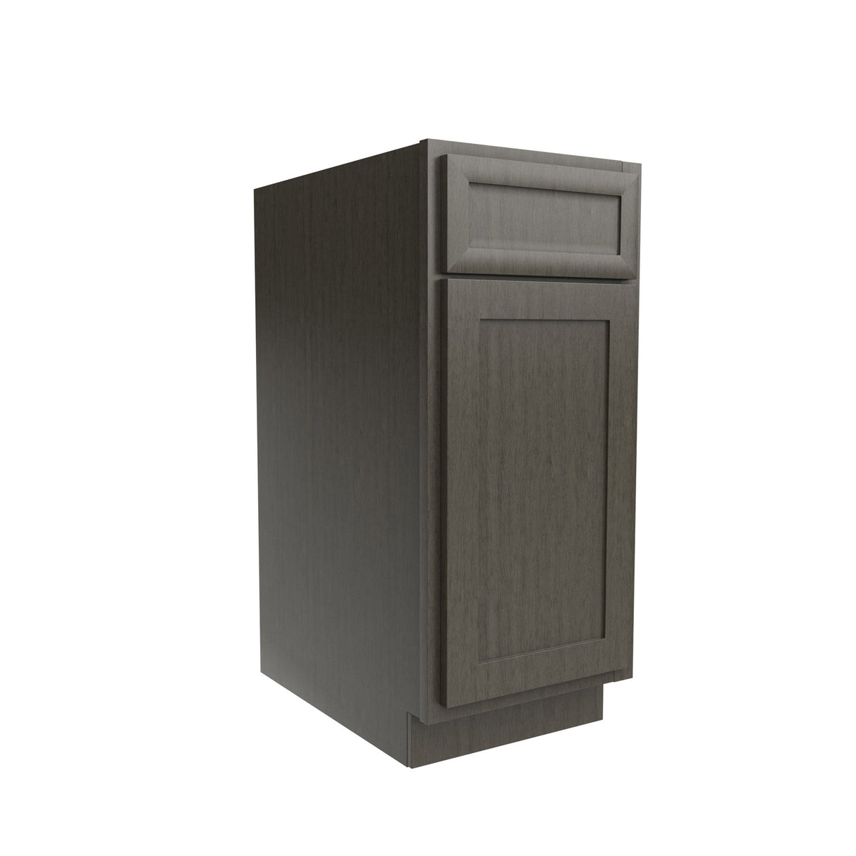RTA - Elegant Smoky Grey - Waste Basket Cabinet | 15"W x 34.5"H x 24"D