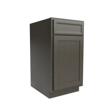 Elegant Smoky Grey - Waste Basket Cabinet | 18