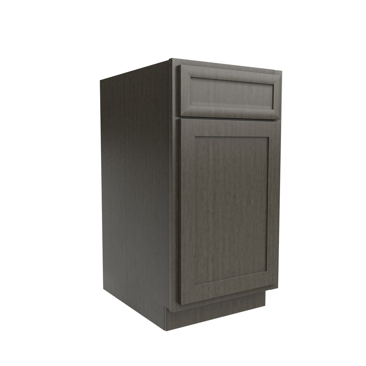 RTA - Elegant Smoky Grey - Waste Basket Cabinet | 18"W x 34.5"H x 24"D