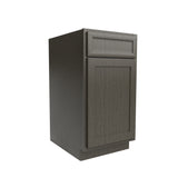 RTA - Elegant Smoky Grey - Waste Basket Cabinet | 18"W x 34.5"H x 24"D