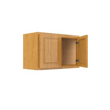 Country Oak 24"W x 15"H Wall Cabinet