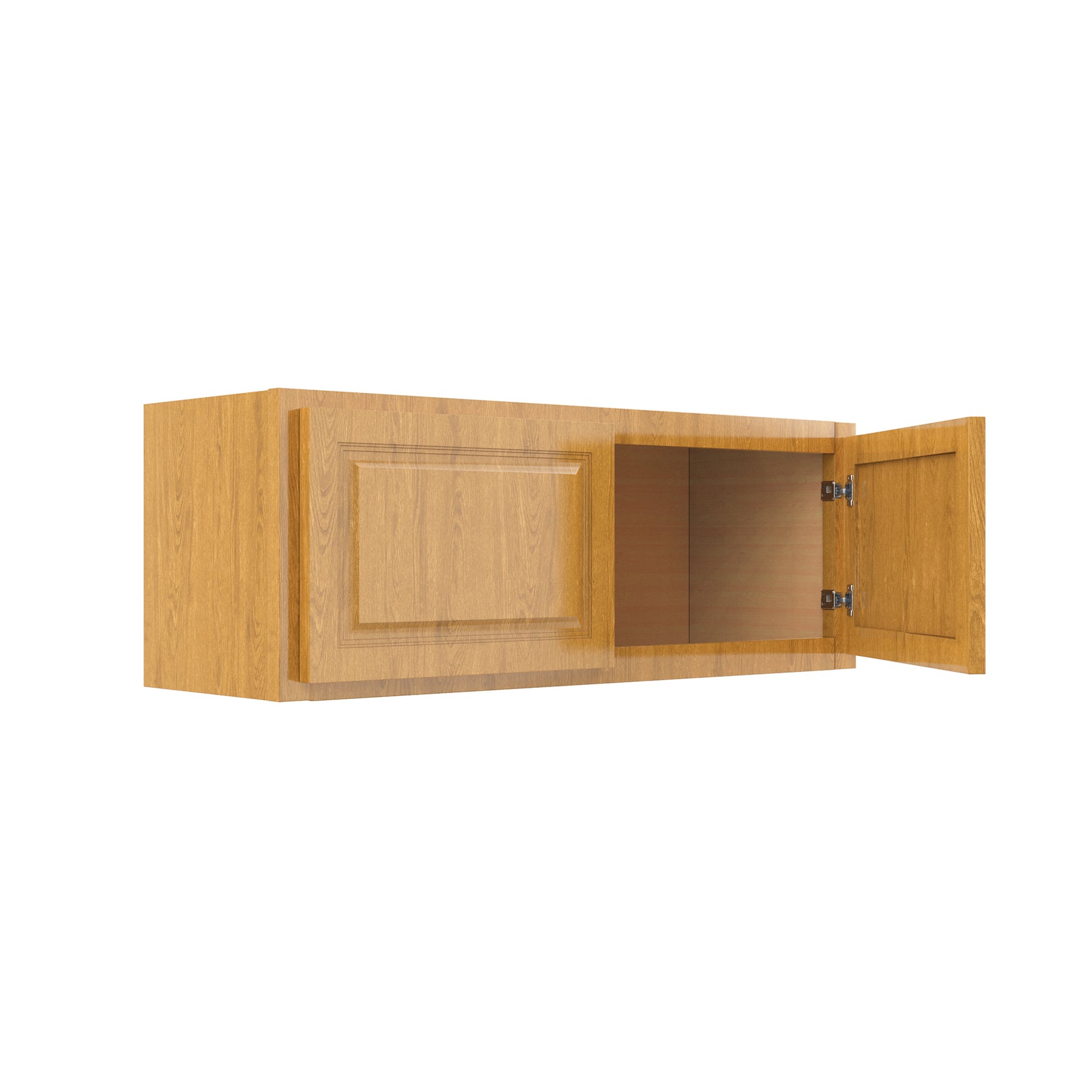 RTA - Country Oak - Double Door Wall Cabinet | 33"W x 12"H x 12"D