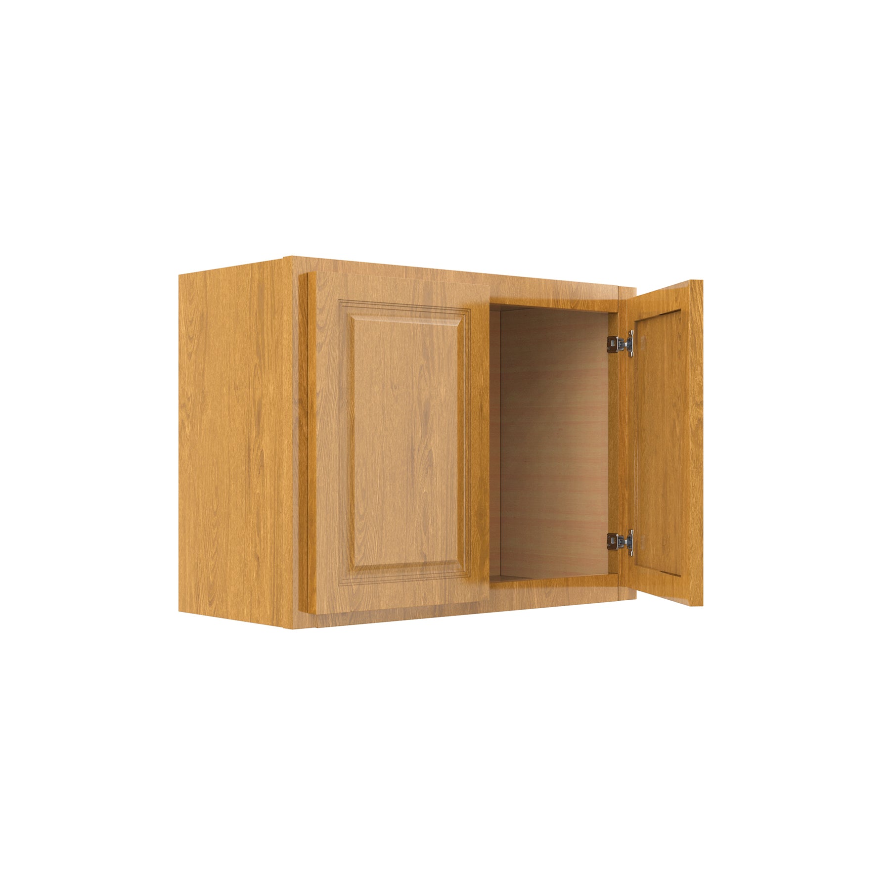 RTA - Country Oak - Double Door Wall Cabinet | 24"W x 18"H x 12"D