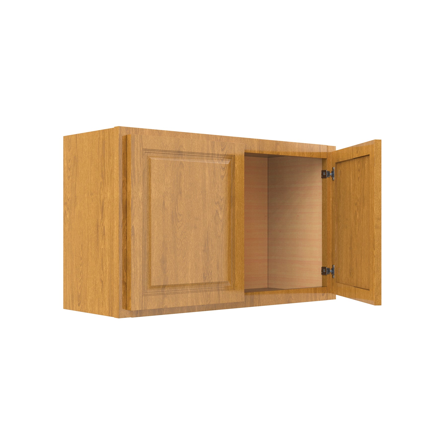 RTA - Country Oak - Double Door Wall Cabinet | 30"W x 18"H x 12"D