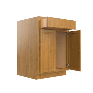 RTA - Country Oak - Double Door Base Cabinet | 24