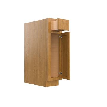 RTA - Country Oak - Single Door Base Cabinet | 9"W x 34.5"H x 24"D
