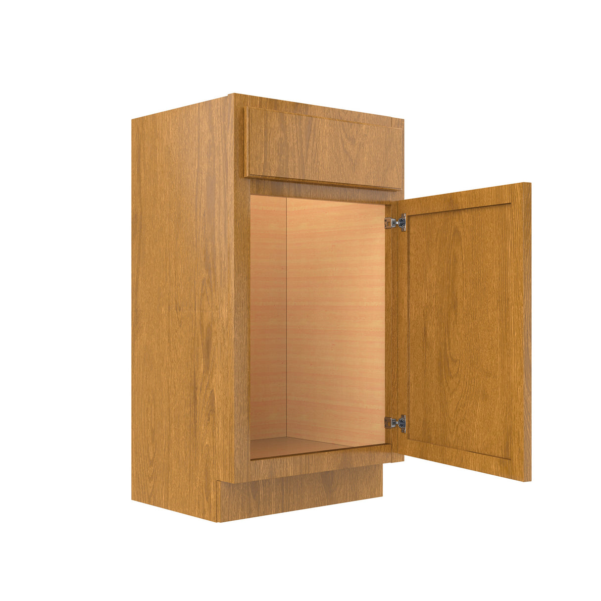 RTA - Country Oak - Single Door Vanity Cabinet | 18"W x 32.5"H x 16"D