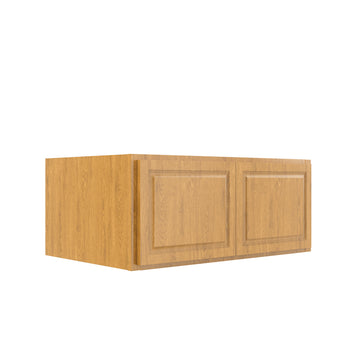 Country Oak 36"W x 15"H x 24"D Wall Cabinet