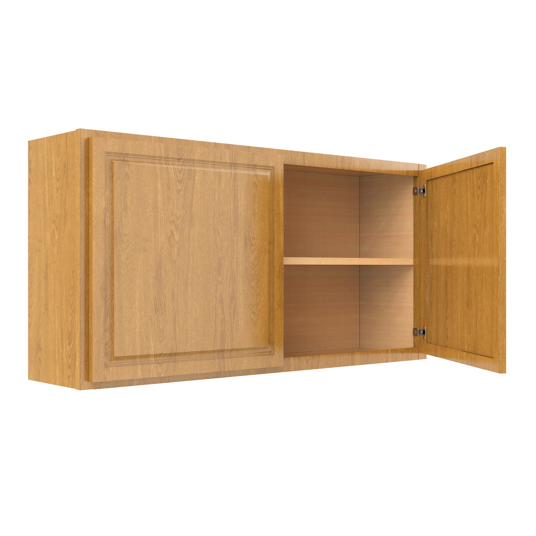 Country Oak 48"W x 24"H Wall Cabinet