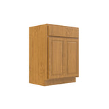 RTA - Country Oak - Double Door Vanity Cabinet | 24"W x 32.5"H x 18"D