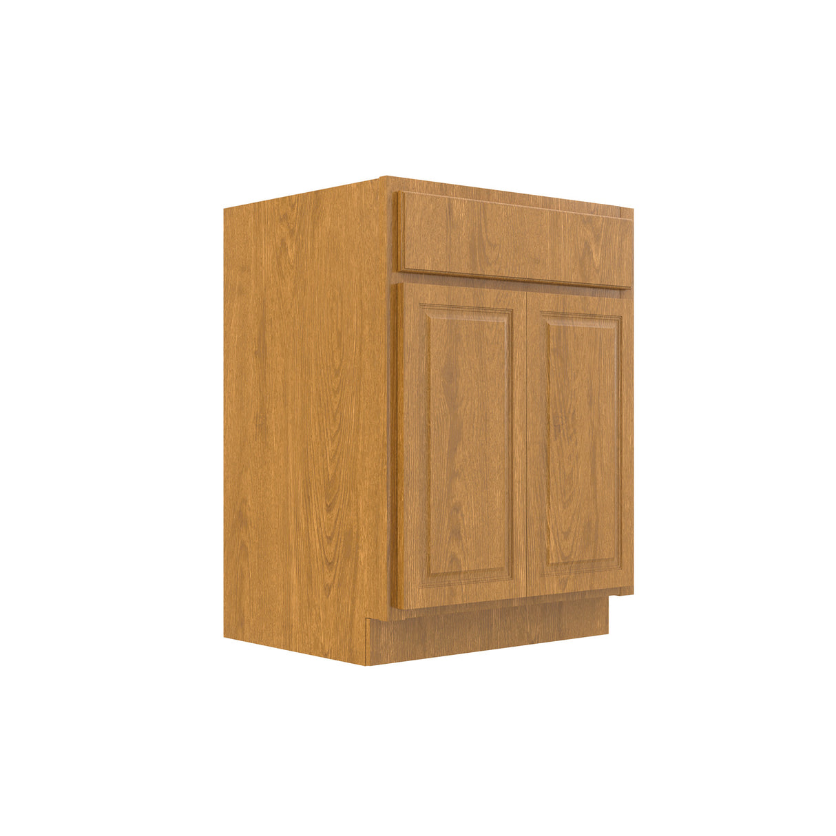 RTA - Country Oak - Double Door Vanity Cabinet | 24"W x 32.5"H x 18"D