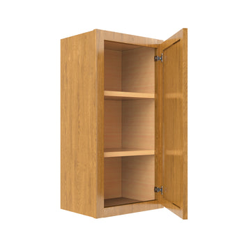 Country Oak 15"W x 30"H Wall Cabinet