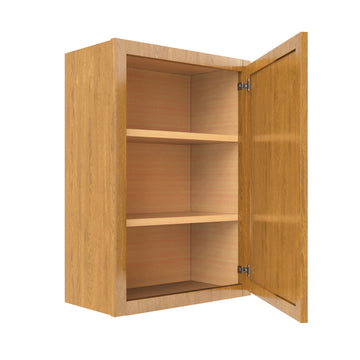 Country Oak 21"W x 30"H Wall Cabinet