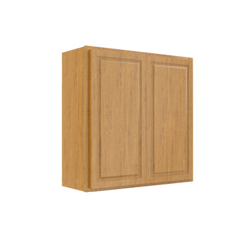 RTA - Country Oak - Double Door Wall Cabinet | 30