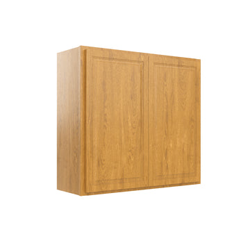 RTA - Country Oak - Double Door Wall Cabinet | 33