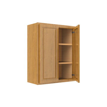 Country Oak 24"W x 30"H Wall Cabinet