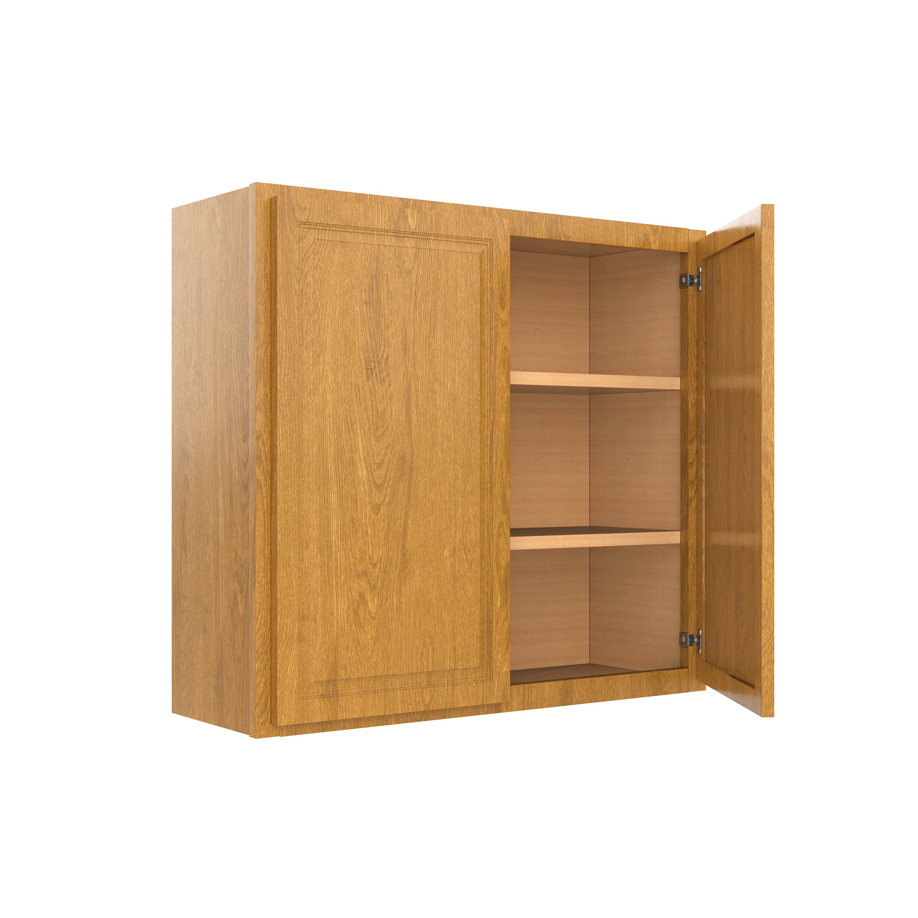 Country Oak 33"W x 30"H Wall Cabinet