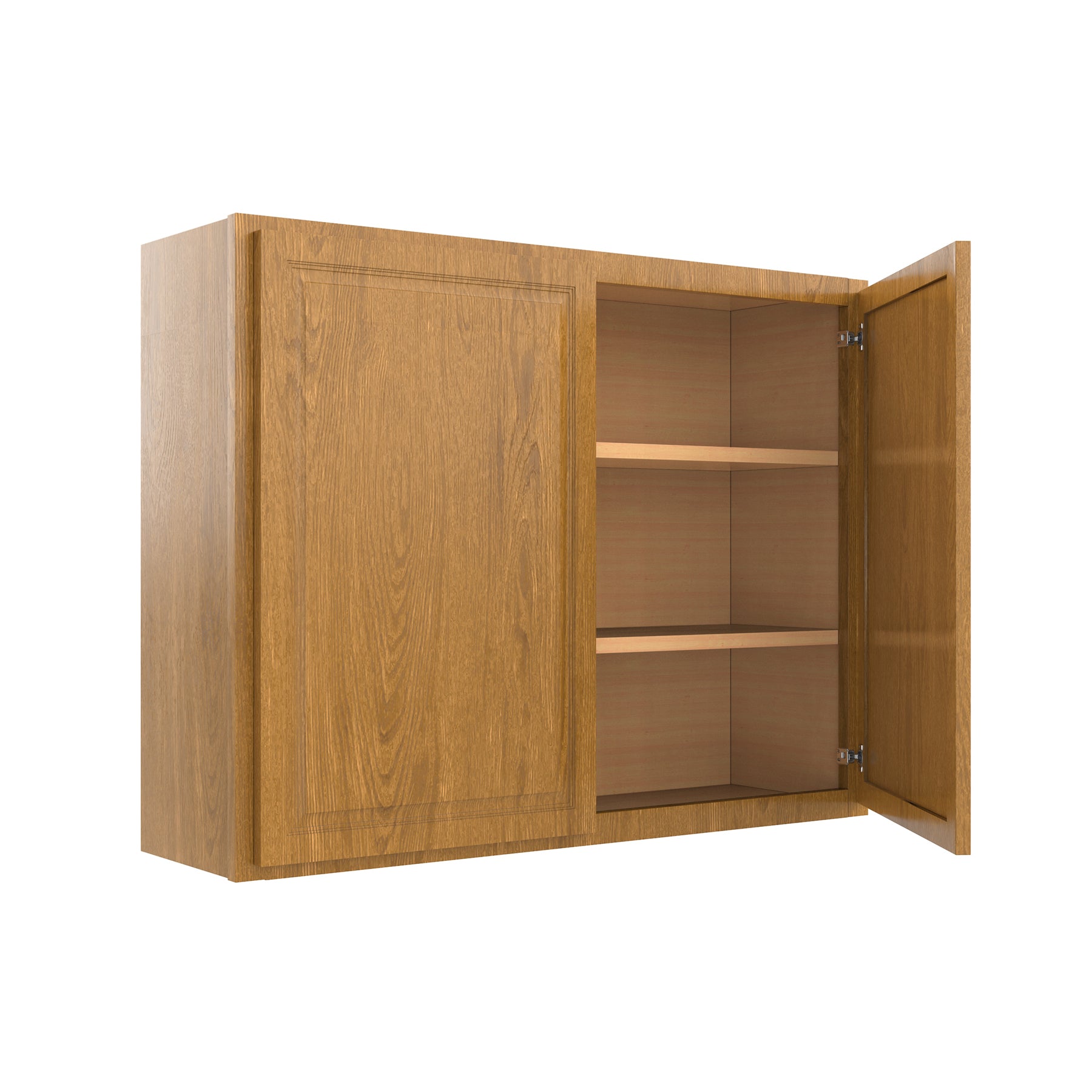 Country Oak 39"W x 30"H Wall Cabinet