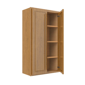 Country Oak 24"W x 42"H Wall Cabinet