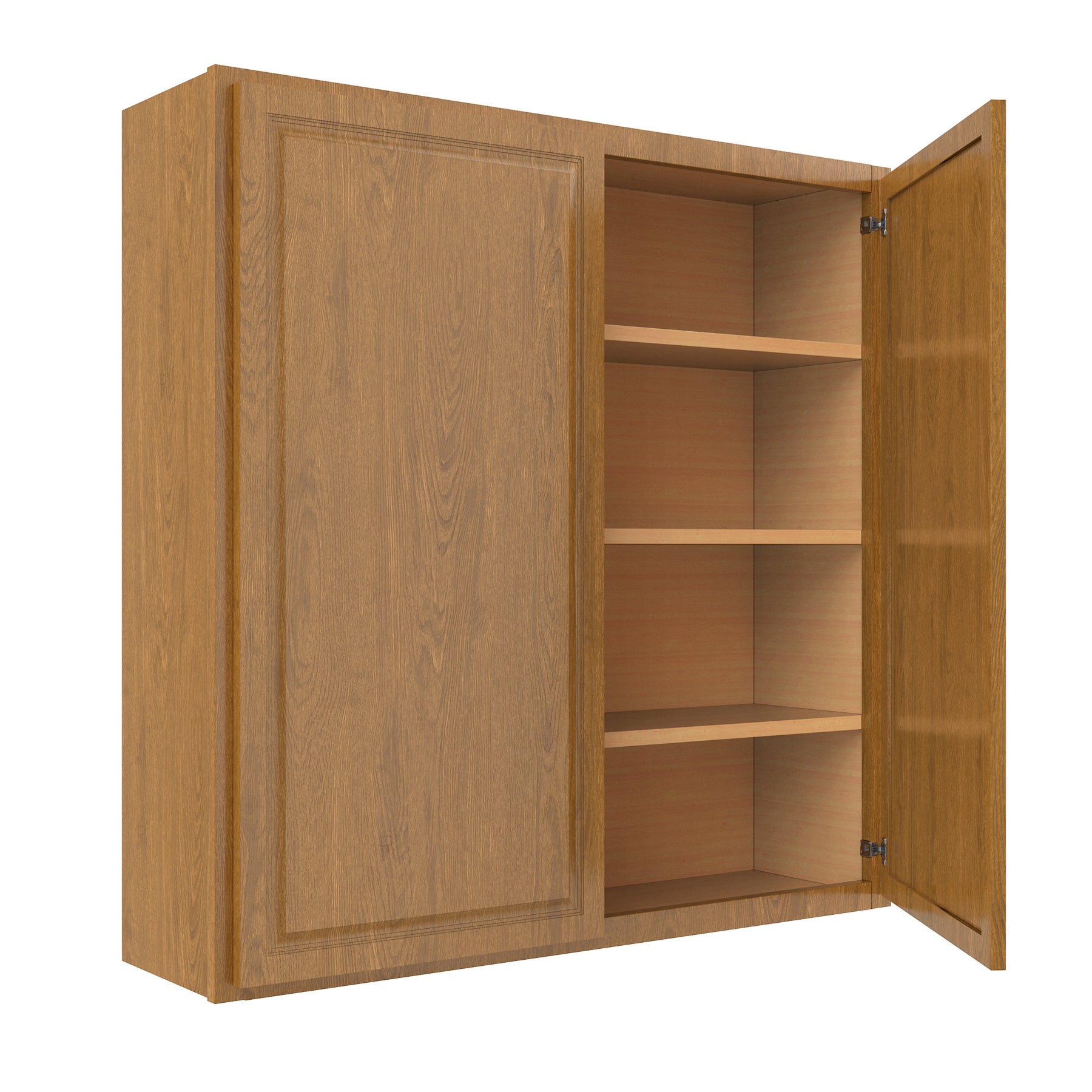 Country Oak 42"W x 42"H Wall Cabinet