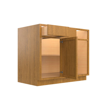 RTA - Country Oak - Blind Base Cabinet | 33"W x 34.5"H x 24"D