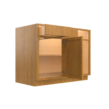 RTA - Country Oak - Blind Base Cabinet | 39"W x 34.5"H x 24"D