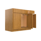RTA - Country Oak - Sink Base Cabinet | 42"W x 34.5"H x 24"D