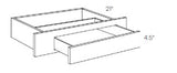 Park Avenue White - Desk Drawer | 30"W x 4.5"H x 21"D