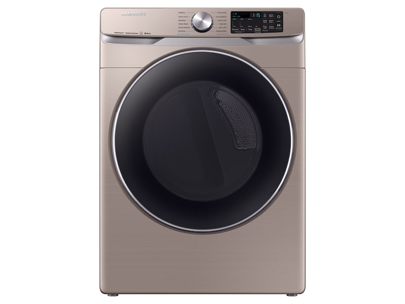 Samsung 7.5 cu. ft. Smart Electric Dryer with Steam Sanitize+ in Champagne