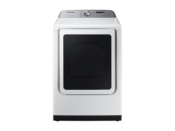 7.4 cu. ft. White Electric Dryer with Steam Sanitize+